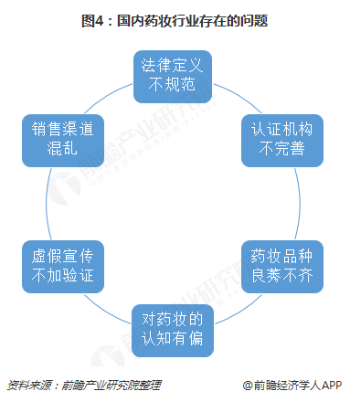 图4：国内药妆行业存在的问题  